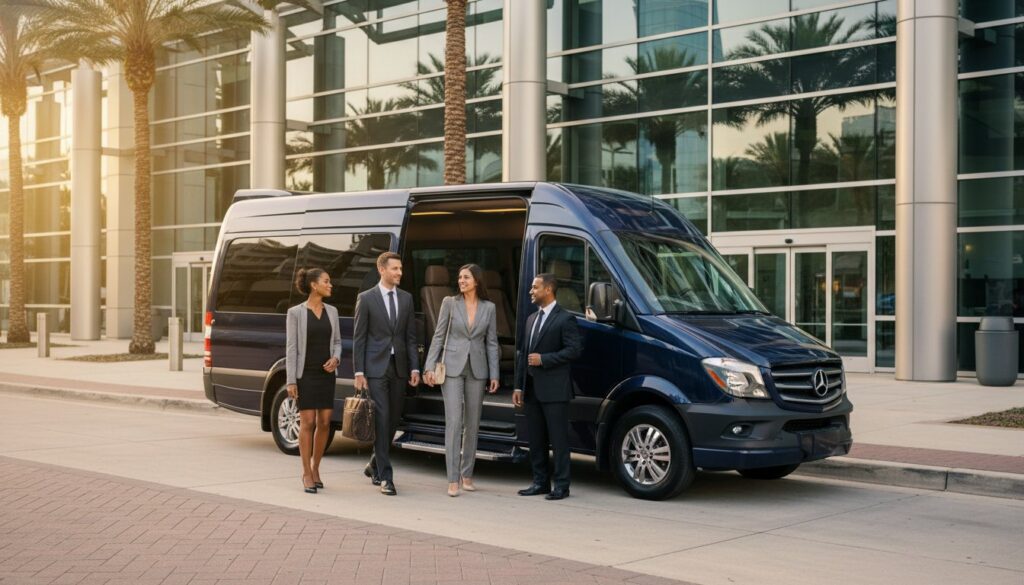 Book a Sprinter Van with Driver Orlando: The Connoisseur’s Guide to Group Logistics